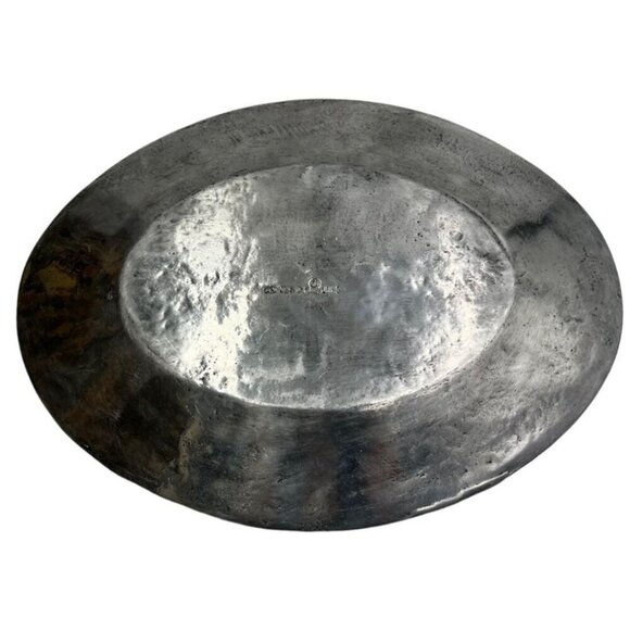 CENTRO 1993 PEWTER OVAL PLATTER - Picture 2 of 4